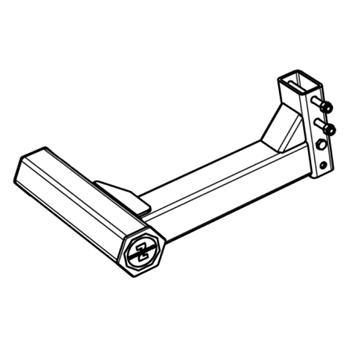 Underride Guide Side Part Hexagon left 435mm ZHD