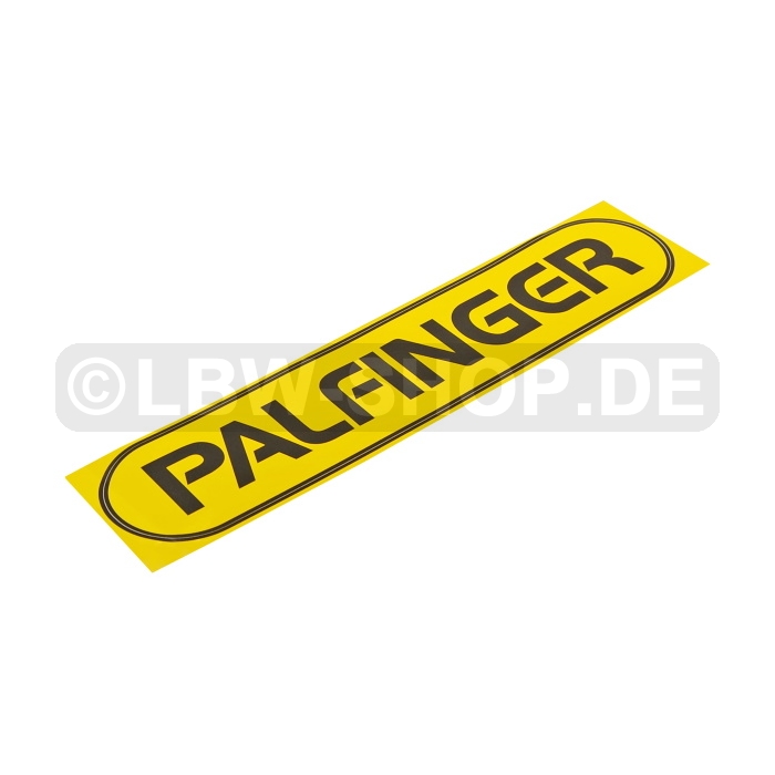 Sign Label PALFINGER 350x75mm